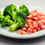 Crisp-Steamed Broccoli & Ham Plate - Fresh Start 30: A Journey To Better Health
